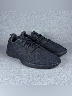 Allbirds Wool Runners Mens Size 8 Dark Gray Running Walking Shoes Sneakers Comfy
